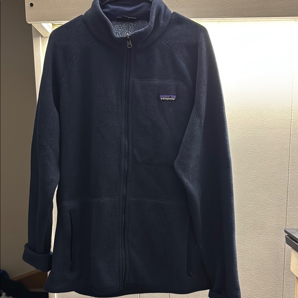 Patagonia Navy Blue Fleece Jacket